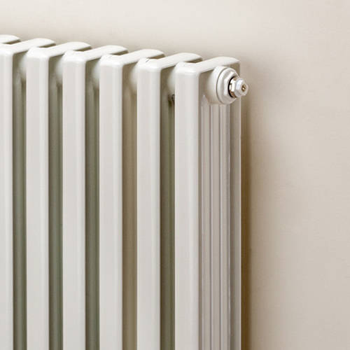 Example image of EcoHeat Woburn Horizontal Aluminium Radiator 568x420 (White).