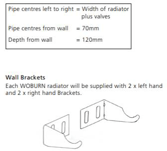 Technical image of EcoHeat Woburn Horizontal Aluminium Radiator 568x820 (Black).