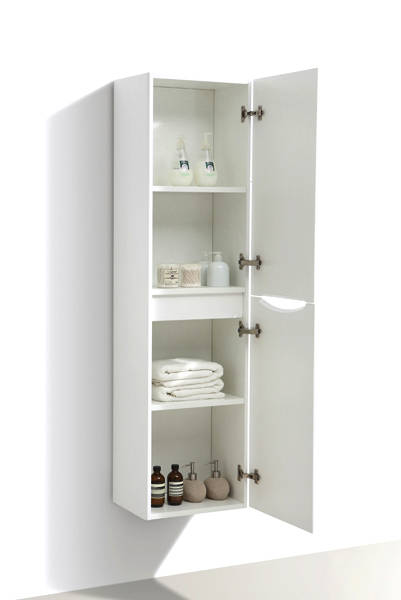 Example image of Italia Furniture Bali Bathroom Furniture Pack 02 (Gloss White).