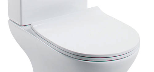 Example image of Oxford Spek Slimline Heavy Duty Soft Close Toilet Seat (White).