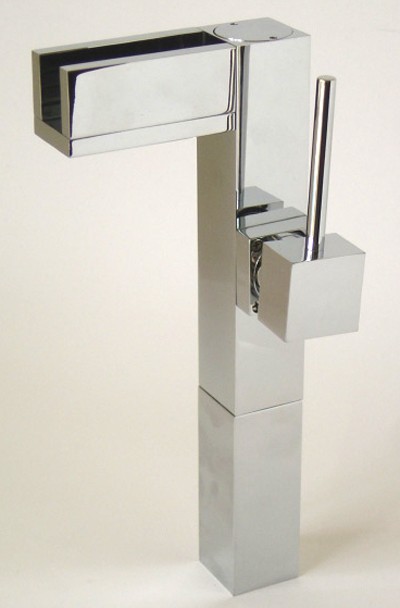 Example image of Hydra High Rise Waterfall Mono Basin Mixer Tap.