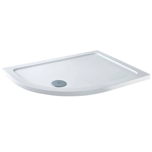 Example image of Oxford 900x760mm Offset Quadrant Shower Enclosure & Tray (8mm, LH).