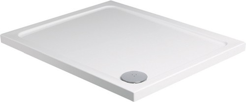 Larger image of JT40 Fusion Slimline Rectangular Shower Tray. 1100x760x40mm.