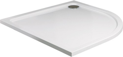 Larger image of JT40 Fusion Slimline Matt Quadrant Shower Tray. 1000x1000x40mm.