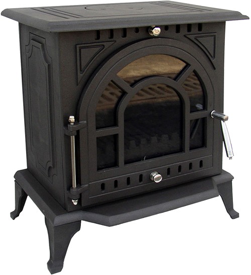 Example image of La Hacienda Stoves York Wood Burning Stove.  616x570mm. 9kW.