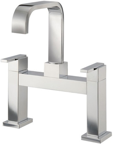 Larger image of Mayfair Flow Bath Filler Tap (High Spout, Chrome).