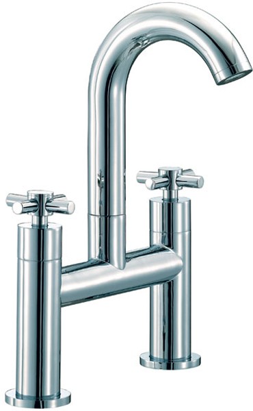 Larger image of Mayfair Series D Bath Filler Tap (High Spout, Chrome).