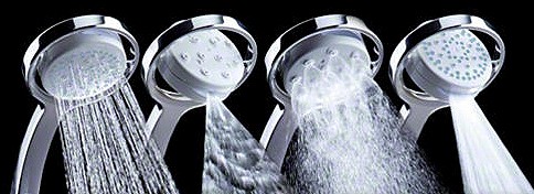 Example image of Mira 360 Four Spray 360M Shower Handset (White & Chrome).