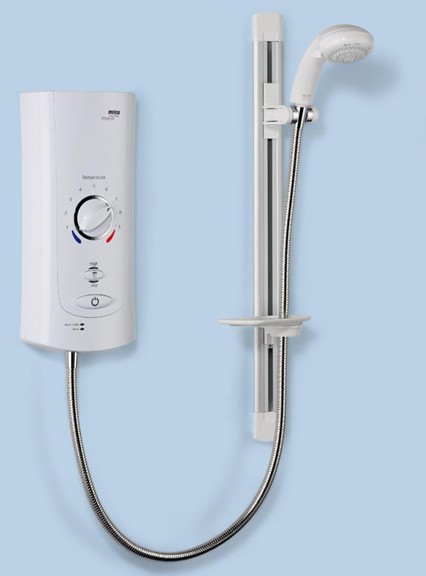 Larger image of Mira Electric Showers Mira Advance ATL 9.8kW thermo, white & chrome.