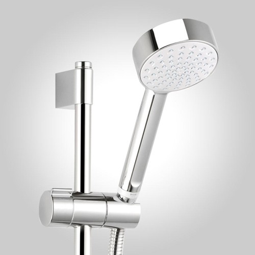 Example image of Mira Agile Exposed Thermostatic Shower Valve With Slide Rail Kit (Chrome).