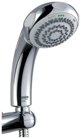 Larger image of Mira Eco Three Spray Water Saving Shower Handset (Chrome).