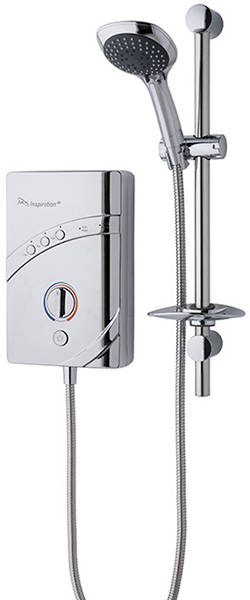 Example image of MX Showers InspiratIon QI Electric Shower (8.5kW, Chrome).