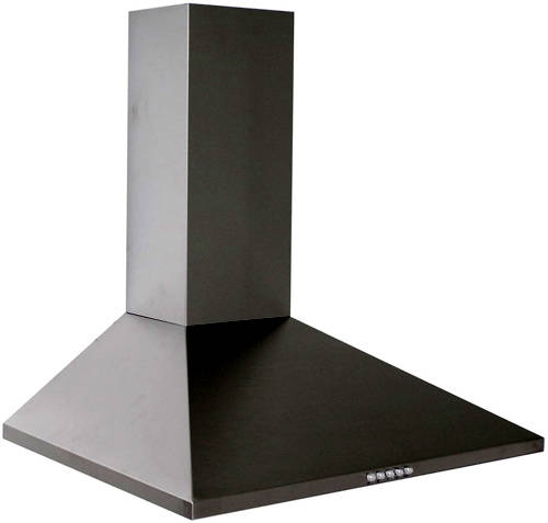 Larger image of Osprey Hoods 1000mm Cooker Hood With Light (Black).