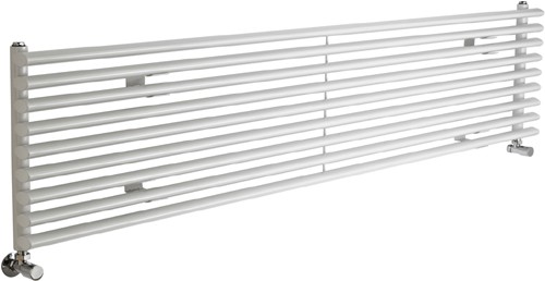 Larger image of Crown Radiators Cypress 4974 BTU Radiator (White). 1800x405mm.