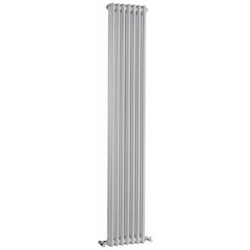 Larger image of Crown Radiators Regency 2 Column Radiator (White). 425x1800mm. 5749 BTU.