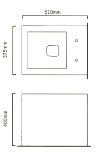 Technical image of Frozen 3 Piece Back To Wall Bathroom Suite.