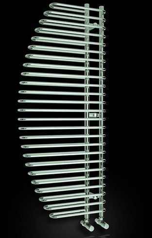 Larger image of Reina Radiators Nola Designer Towel Radiator (Chrome). 600x1400mm.