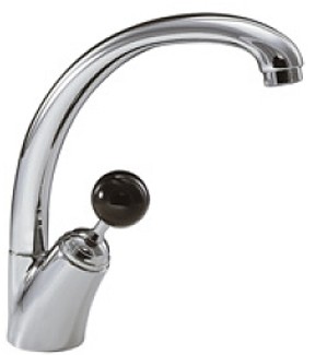 Larger image of Smeg Taps Genoa Single Lever Kitchen Tap With Joystick Control (Chrome).