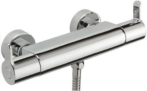 Larger image of Tre Mercati Vamp Thermostatic Bar Shower Valve (Chrome).