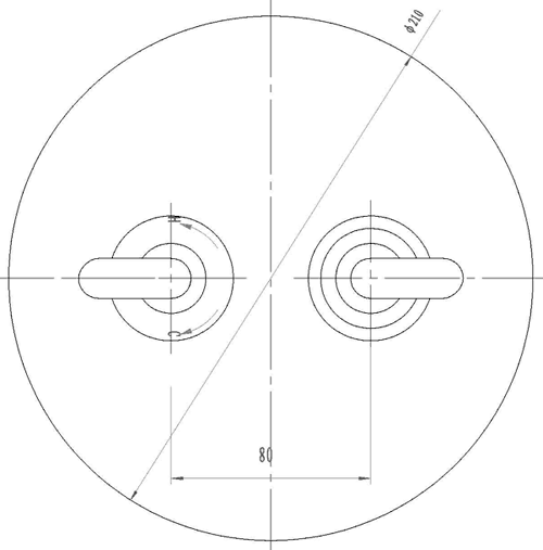 Technical image of Hudson Reed Xeta Twin Thermostatic Shower Valve, Diverter, Head & Slide Rail.