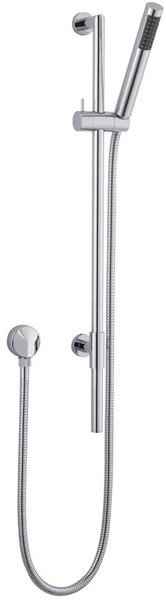 Larger image of Ultra Showers Slide Rail Kit (Chrome).