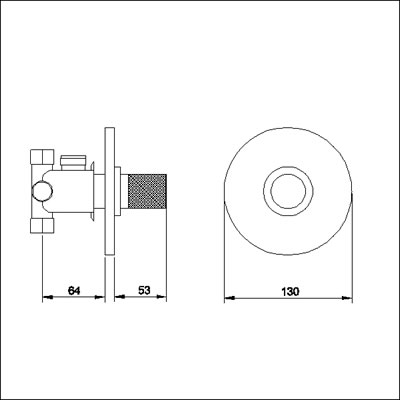 Technical image of Ultra Isla Diverter