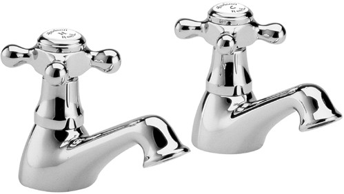 Larger image of Hudson Reed Jade Basin taps (pair)