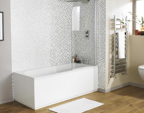 Example image of Ultra Baths Shore Single Ended Eternalite Acrylic Bath. 700x1700mm.