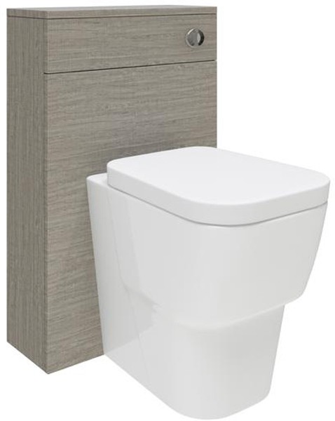 Larger image of Hudson Reed Memoir 500mm Back To Wall WC Unit (Blonde Oak).