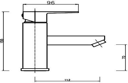 Technical image of Ultra Glide Complete Bathroom Furniture Pack With Embrace Tap (Walnut).