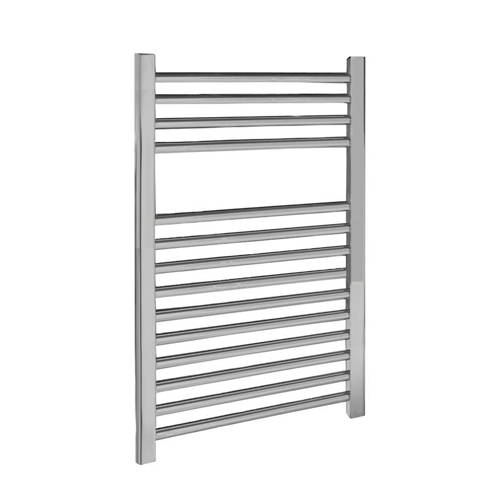 Larger image of Ultra Radiators Straight Heated Towel Rail (Chrome). 500x700mm. 717 BTU.