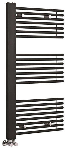 Larger image of Hudson Reed Finesse Designer Towel Radiator. 1200x600 (Anthracite).