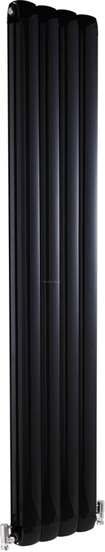 Larger image of Hudson Reed Radiators Nirvana Designer Radiator (Black). 335x1800mm.