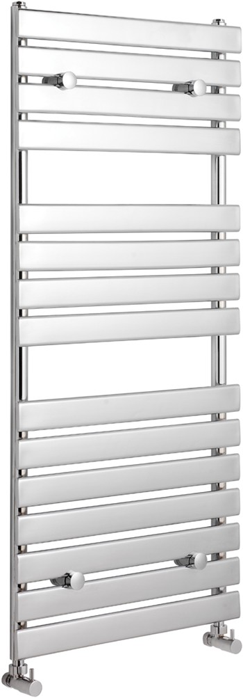 Larger image of HR Pro Series Plazza heated towel rail (chrome). 520x1155mm. 2200 BTU