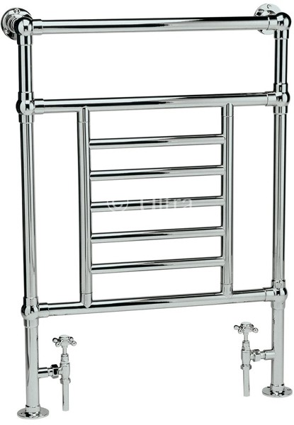 Larger image of Ultra Radiators Dorchester Heated Towel Rail (Chrome). 675x965mm.