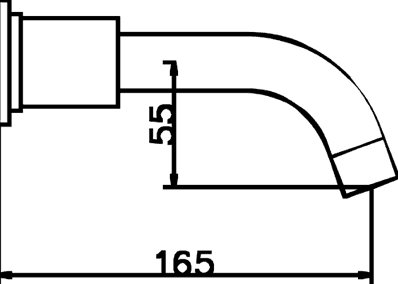 Technical image of Premier Showers Twin Thermostatic Shower Valve, LED Head & Bath Spout.