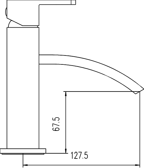 Technical image of Hudson Reed Motif Basin Mixer & Bath Filler Tap Set (Chrome).