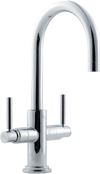 Larger image of Hudson Reed Tec Lever Cruciform Mono Basin Mixer Tap.