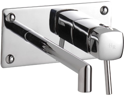 Larger image of Hudson Reed Kia Wall Mounted Single Lever Basin Mixer Tap.