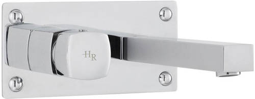 Larger image of Hudson Reed Kia Wall Mounted Bath Filler Tap (Chrome).