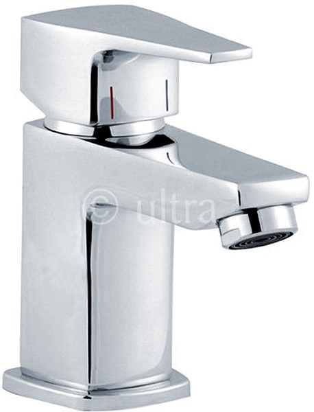 Larger image of Ultra Series 130 Mini Basin Mixer Tap (Chrome).