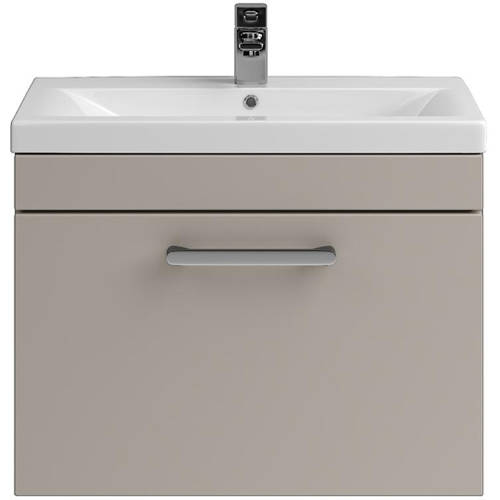 Larger image of Premier Shipton 600mm Wall Hung Vanity Unit & Basin Type 2 (Stone Grey).