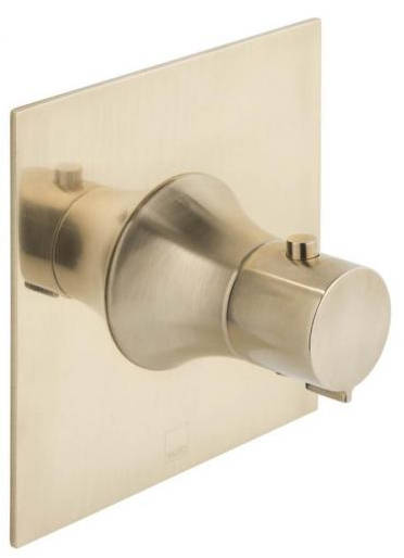 Larger image of Vado Altitude Concealed Thermostatic Shower Valve (Brushed Gold).