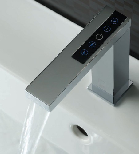 Example image of Vado Identity Digital Basin Tap With Concealed Control Unit (Deck Mounted).