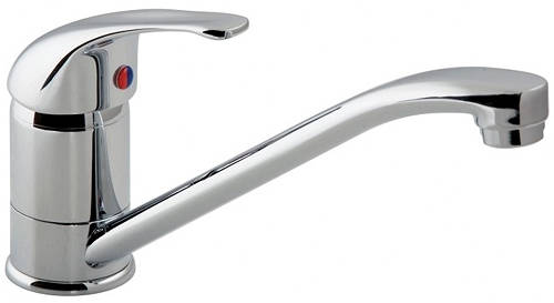 Larger image of Vado Matrix Kitchen Mixer Tap With Swivel Spout (Chrome).