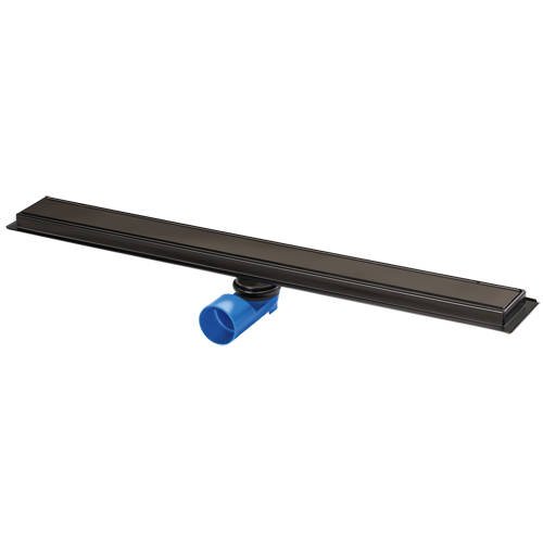 Larger image of VDB Channel Drains Premium Shower Channel 700x70mm (Plain, Black).