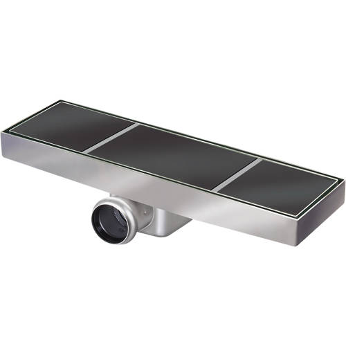 Larger image of VDB Tile Drains Shower Tile Channel 910x300mm (Stainless Steel).